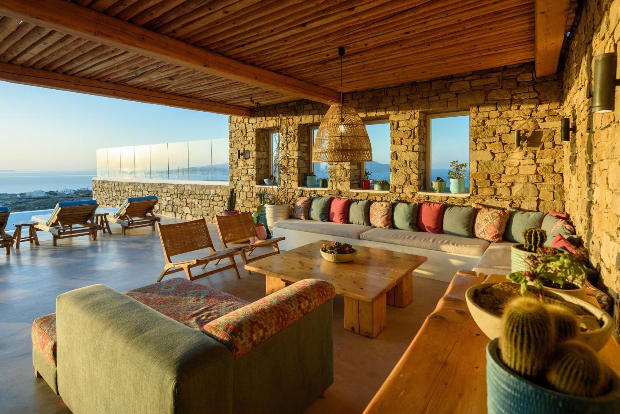 Villa Joy - Sunset Sea View Villa Mykonos Town Kültér fotó