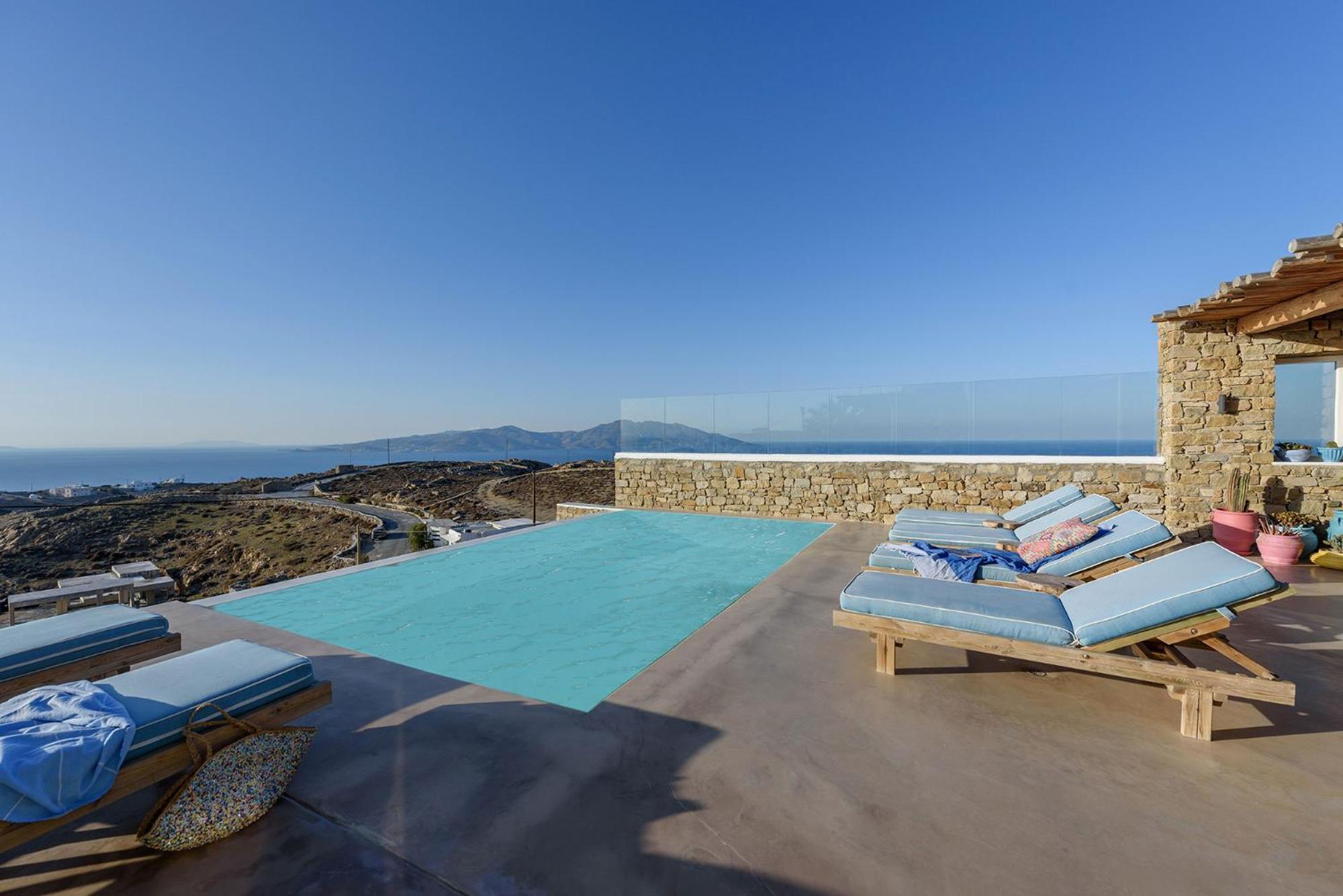 Villa Joy - Sunset Sea View Villa Mykonos Town Kültér fotó