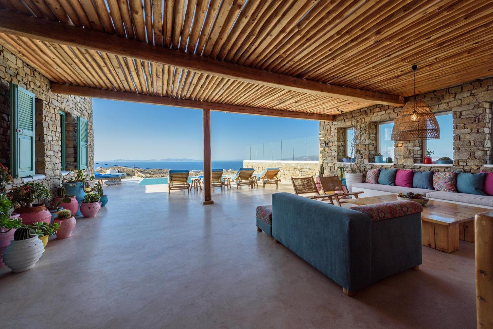 Villa Joy - Sunset Sea View Villa Mykonos Town Kültér fotó